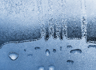 Image showing icy glass