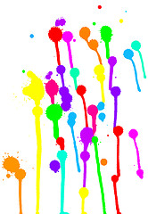 Image showing colorful blots