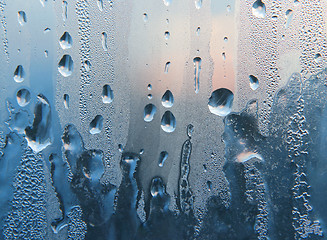 Image showing water drops and frost