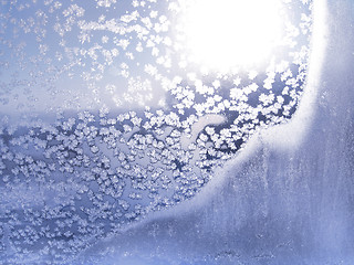 Image showing frost and sun