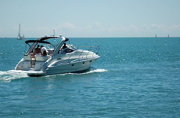 Image showing A day on the lake