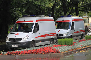 Image showing ambulances