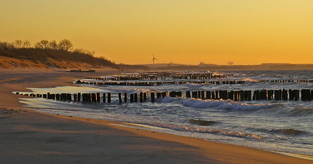 Image showing Gentle surf