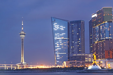 Image showing Macau at night 
