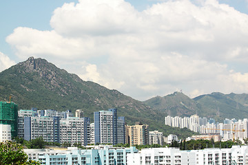 Image showing crowded buildings