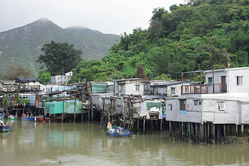 Image showing Tai O fishing village in Hong Kong 