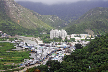 Image showing Tai O fishing village in Hong Kong 