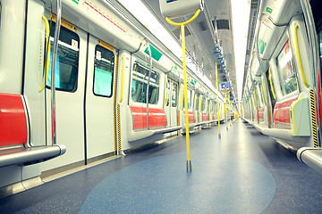 Image showing subway inside 