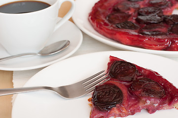 Image showing Homemade Pie With Plums