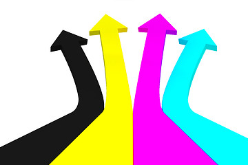 Image showing CMYK colors