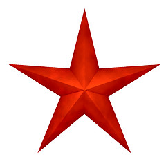 Image showing Red star