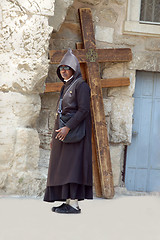 Image showing Pilgrim in Jerusalem