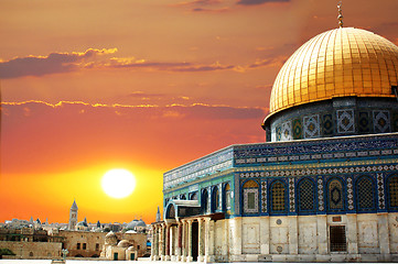 Image showing Dome of the Rock in Jerusalem