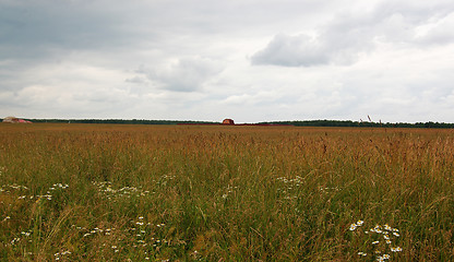 Image showing country house in fields