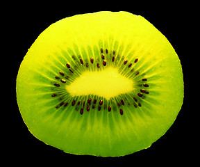 Image showing kiwi on black