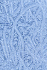 Image showing ice patterns on glass