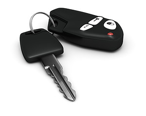 Image showing Car key and remote