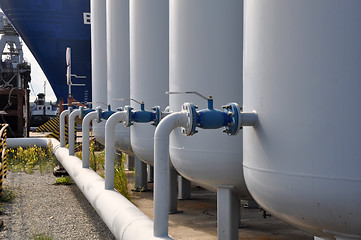 Image showing Pipes for gas