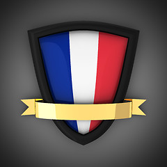 Image showing Shield of France