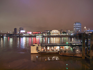 Image showing River Thames South Bank, London