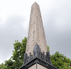 Image showing Egyptian obelisk, London