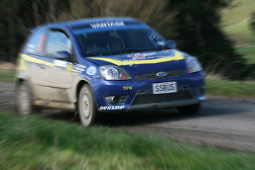 Image showing rally car blur