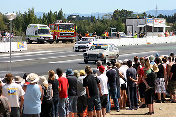 Image showing drag racing