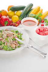 Image showing fresh caesar salad