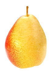 Image showing Single a red-yellow pear