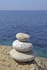 Image showing Stone pyramid