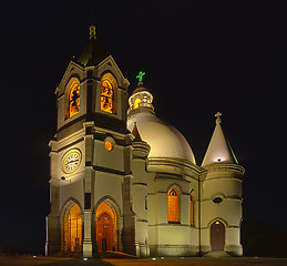 Image showing Sameiro santuary at night