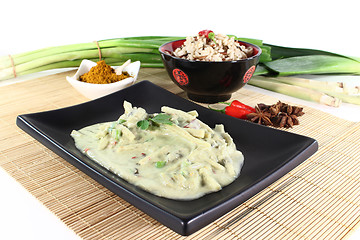 Image showing green curry