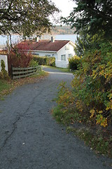 Image showing down the lane