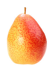 Image showing Single a red-yellow pear