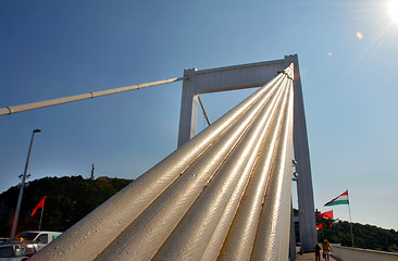 Image showing Elisabeth Bridge in Budapest