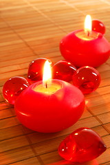 Image showing red candle