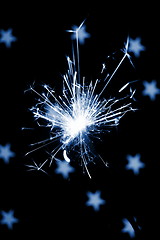 Image showing christmas sparkler