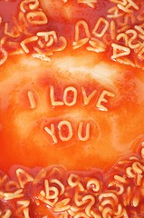 Image showing i love you