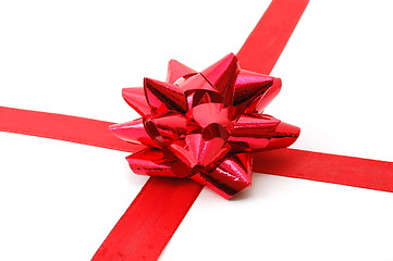 Image showing Christmas Gift with ribbon