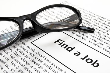 Image showing find a job