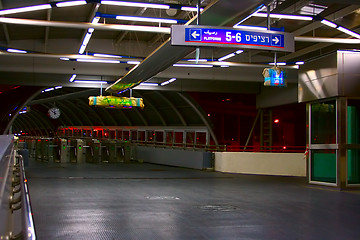 Image showing subway station