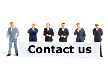 Image showing contact us