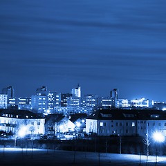 Image showing city and sky at night