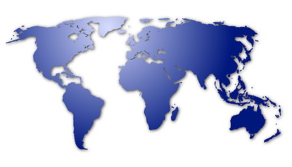 Image showing world map