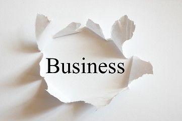 Image showing white business