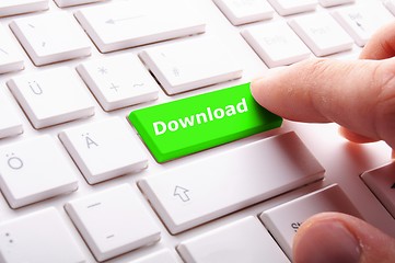 Image showing download key