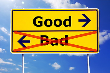 Image showing good and bad