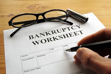 Image showing bankruptcy