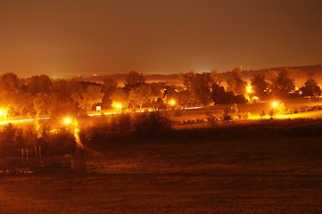 Image showing park at night