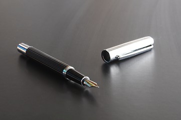 Image showing black business pen